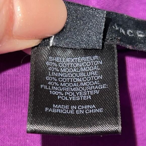 Marc by Marc Jacobs Ruffled Knit Zip Jacket Navy L - Picture 3 of 6